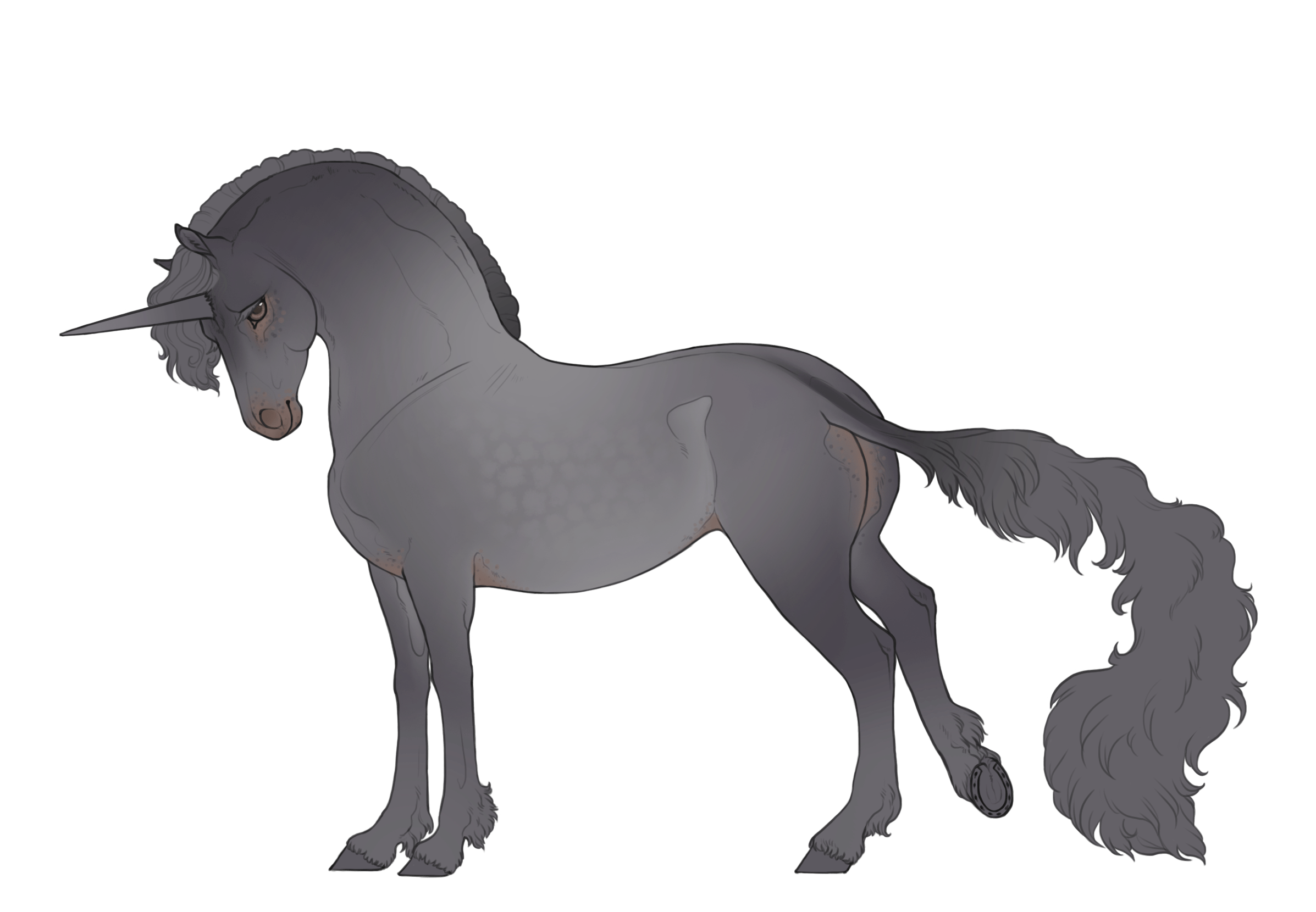 Maitake Boucle Unicorn